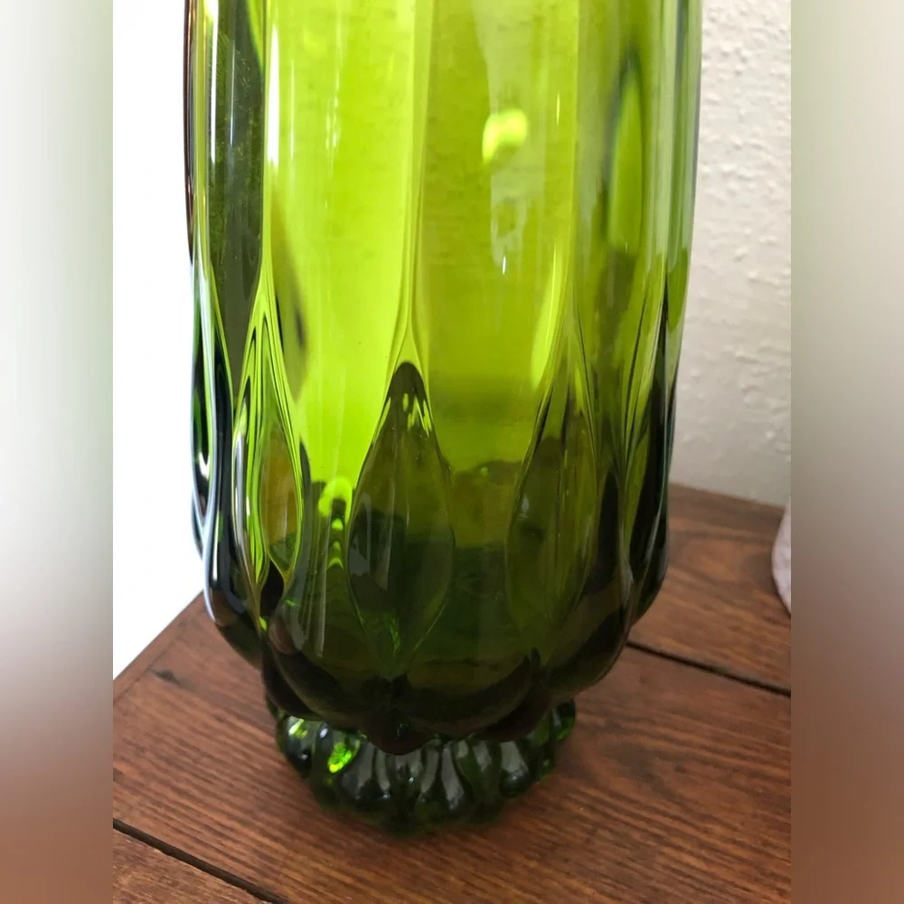 Incroyable et RARE et immense Swung vase 6 pétales - Picture 8 of 9